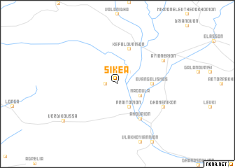 map of Sikéa