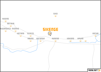 map of Sikenge