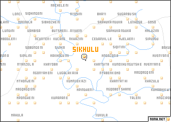 map of Sikhulu