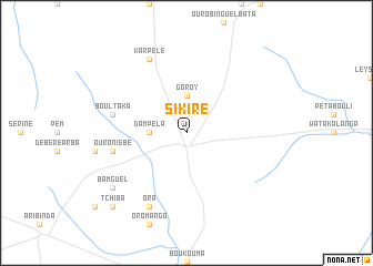 map of Sikiré