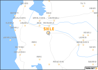 map of Sikle