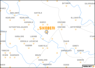 map of Sikobeni