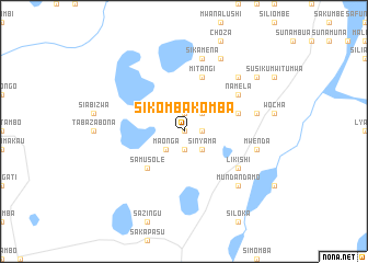 map of Sikombakomba