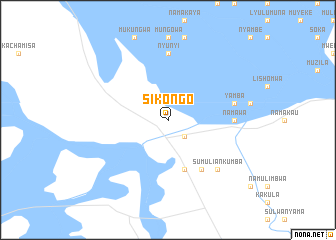 map of Sikongo