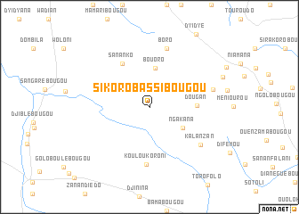 map of Sikorobassibougou
