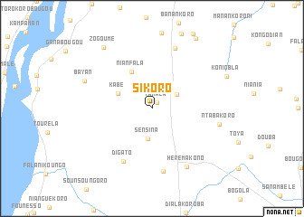 map of Sikoro