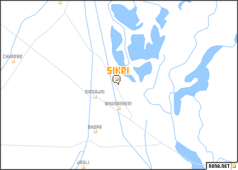 map of Sīkri
