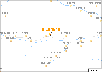 map of Silandro