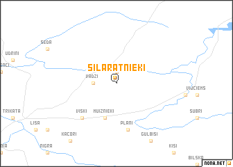 map of Silaratnieki