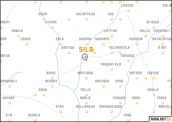 map of Sila