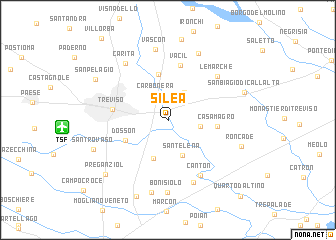 map of Silea