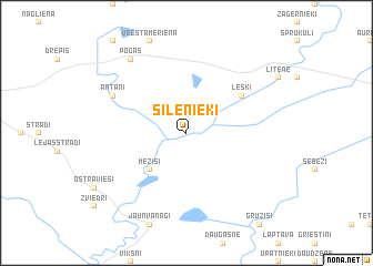 map of Silenieki