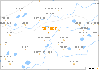 map of Silghāt