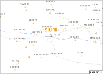 map of Silina