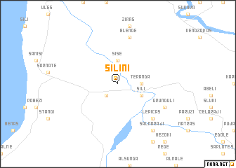 map of Siliņi