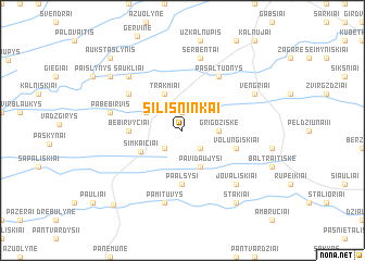 map of Šilišninkai