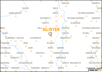 map of Siliştea