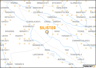 map of Siliştea