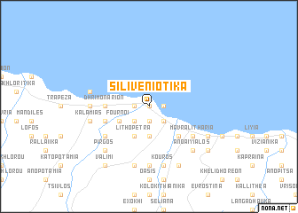 map of Siliveniótika