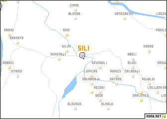 map of Sīļi