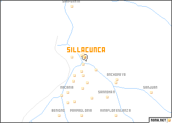 map of Sillacunca