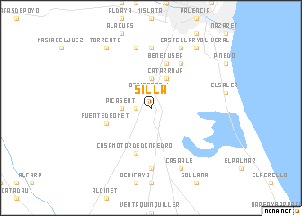 map of Silla