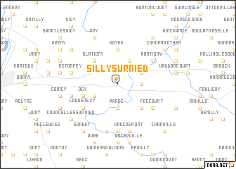 map of Silly-sur-Nied