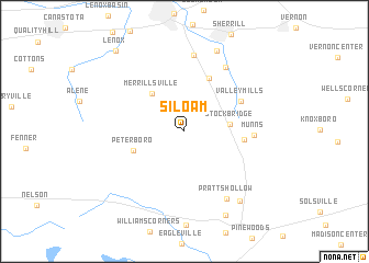 map of Siloam