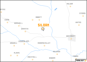 map of Siloam