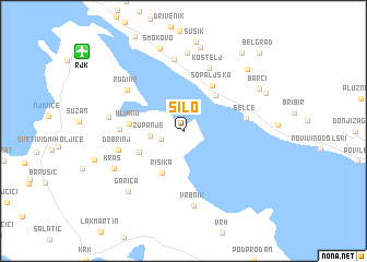 map of Šilo