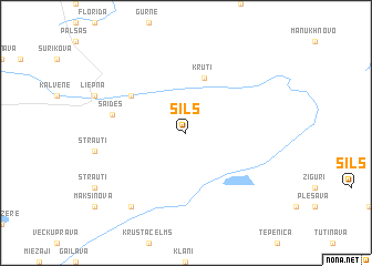 map of Sils