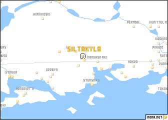 map of Siltakylä