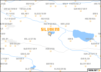 map of Silvåkra