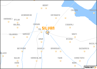 map of Silvan