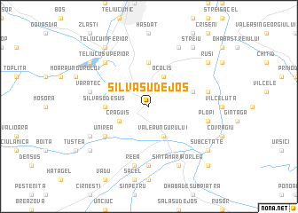 map of Silvaşu de Jos