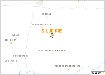 map of Silveiras