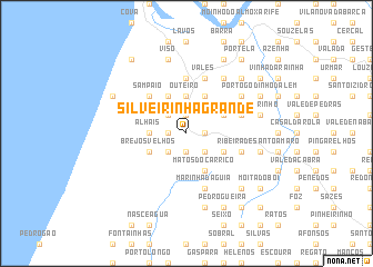 map of Silveirinha Grande