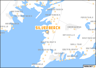 map of Silver Beach