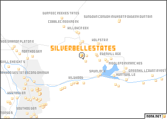 map of Silver Bell Estates