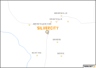 map of Silver City