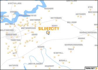 map of Silver City