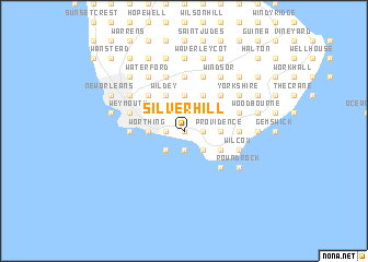 map of Silver Hill