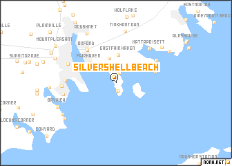 map of Silver Shell Beach