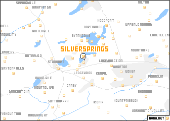 map of Silver Springs