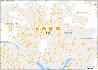 map of Silver Spring