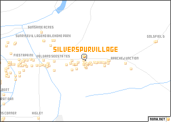 map of Silver Spur Village