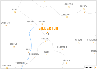 map of Silverton