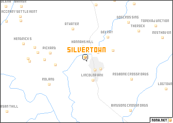 map of Silvertown