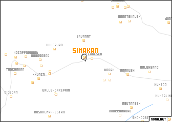 map of Sīmakān