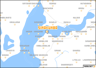 map of Simakumba